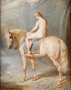 William Holmes Sullivan Lady Godiva oil painting artist